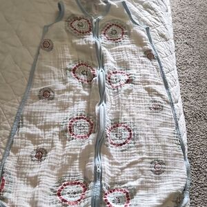Aden + Anais Blue and White Baby Sleep Sack